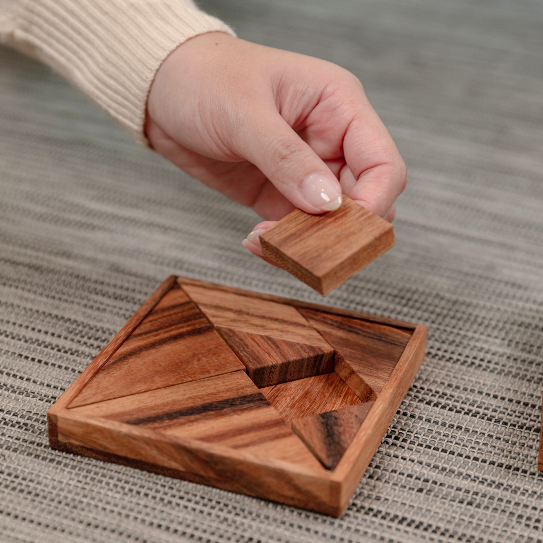 Tangram Puzzles and Solutions for Kids to Play Along with at Home