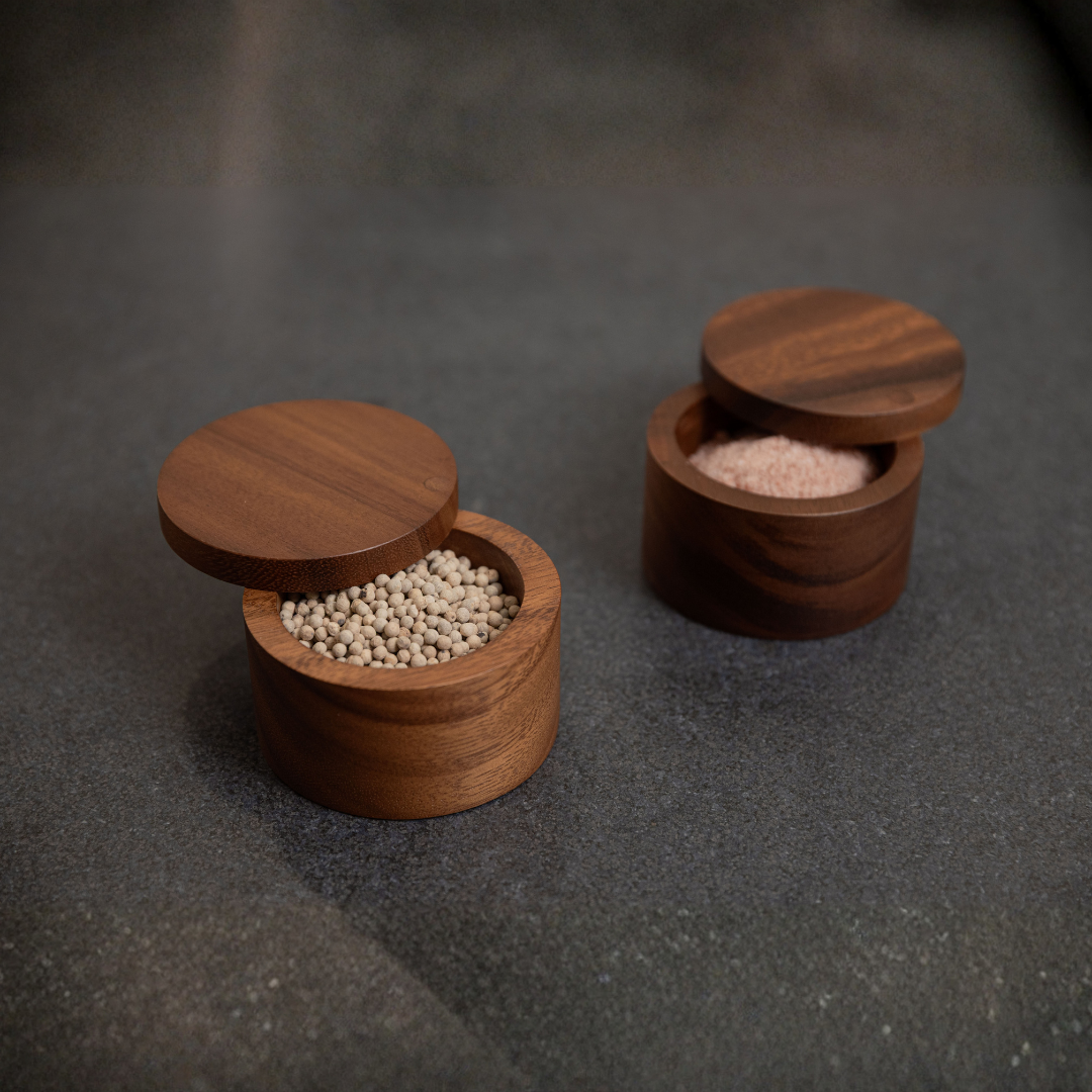 Different Ways to Use Acacia Wood Salt Boxes