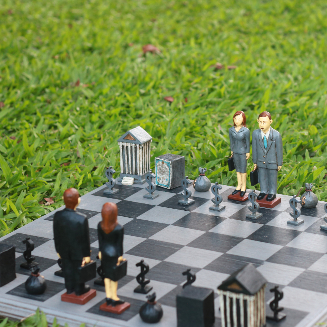 Financial Themed Chess Set image 12