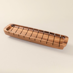 Acacia Wooden Baguette Slotted Cutting Bread Board 17" image 2