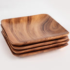 Acacia Square Trays (Set of 4) image 4
