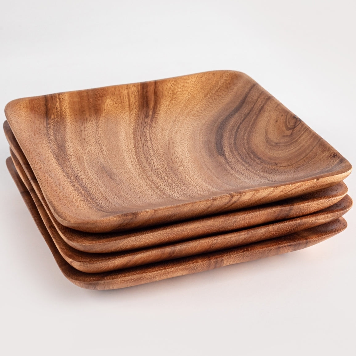 Acacia Square Trays (Set of 4) image 4
