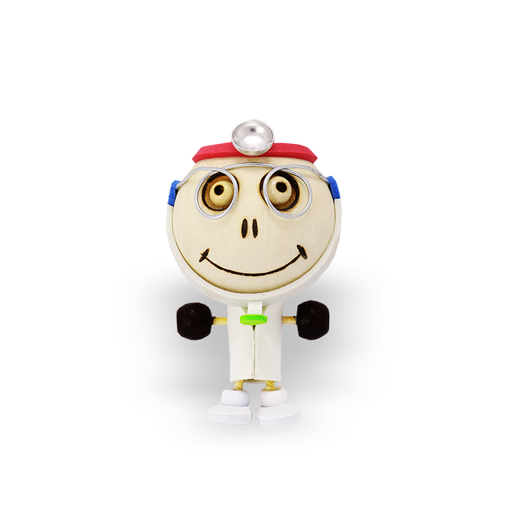 Crazy Head Magnet - Doctor image 0