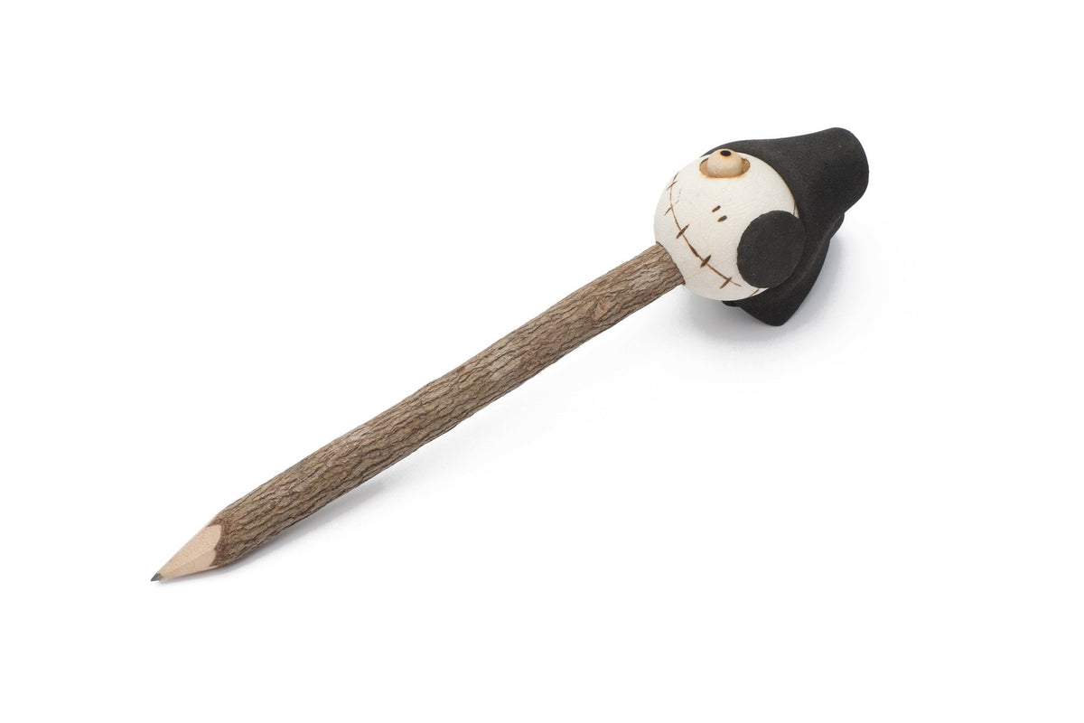 Wooden Pencil with Crazy Doll Head - Pirate image 0