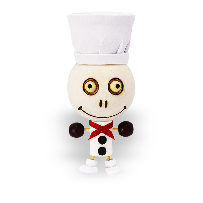 Crazy Head Magnet - Chef image 0