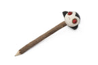 Wooden Pencil with Crazy Doll Head - Dracula image 0