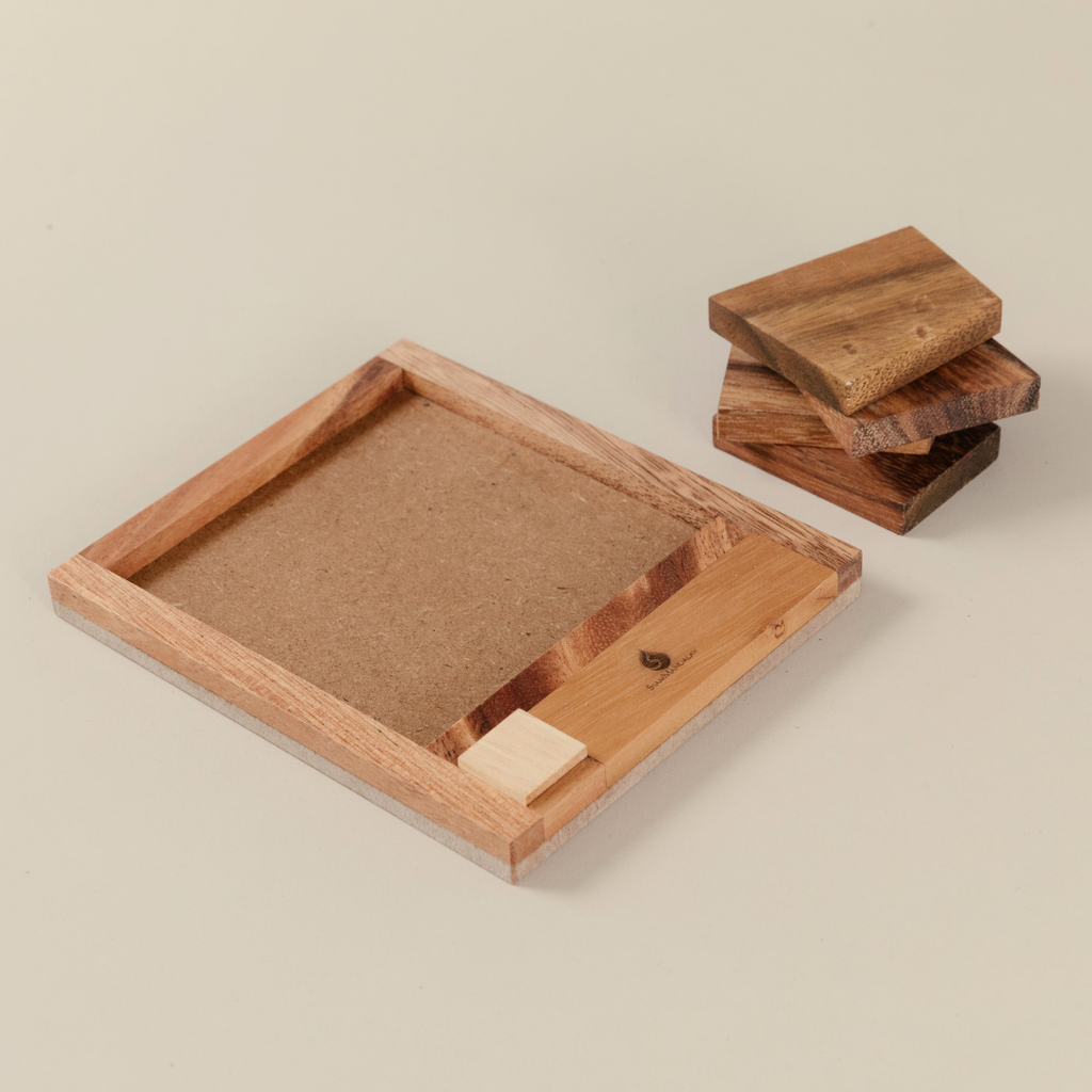 The Square Deal Wooden Tangram Puzzle image 3