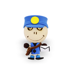 Crazy Head Magnet - Postman image 0