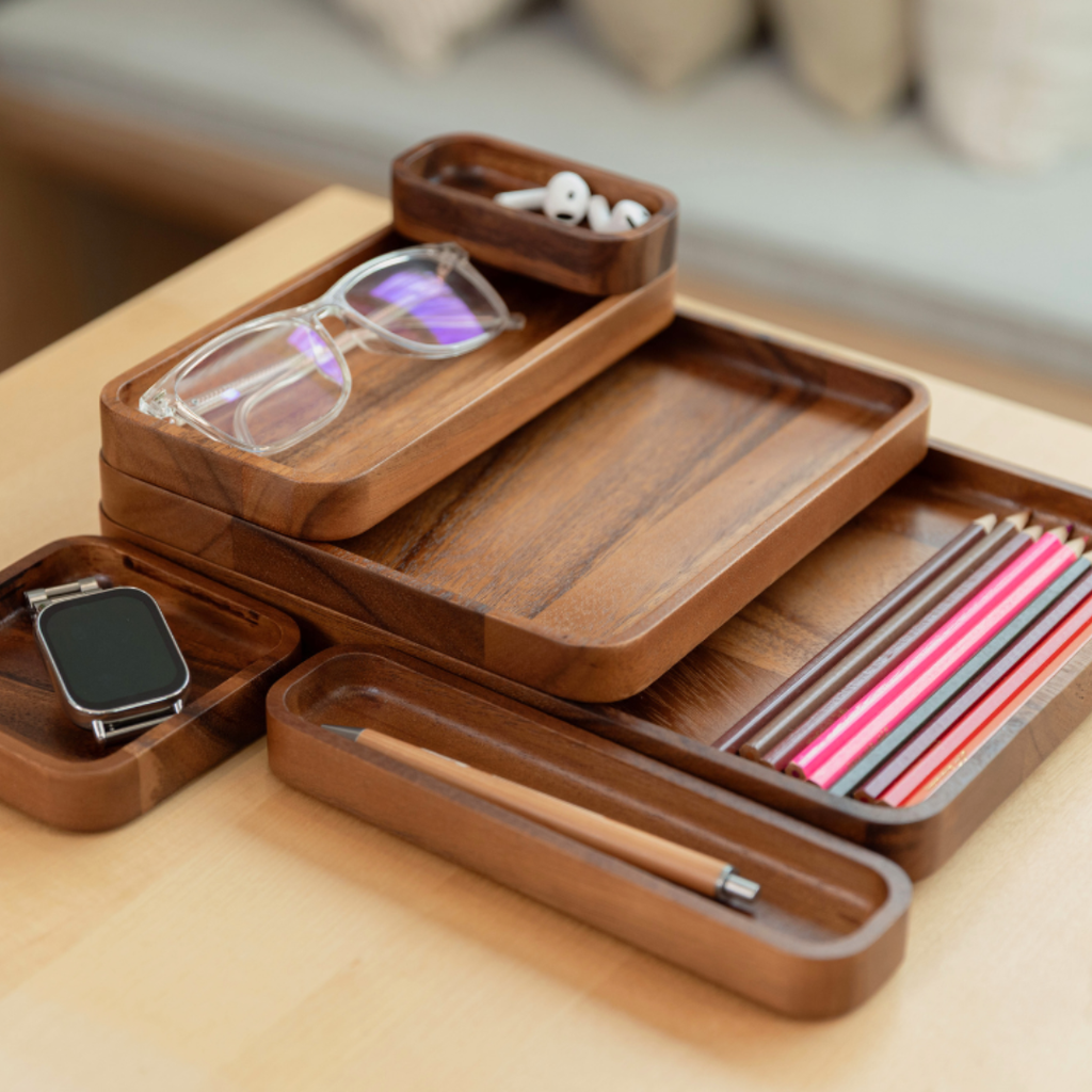 Stackable Desk Organizer (6 Pieces)