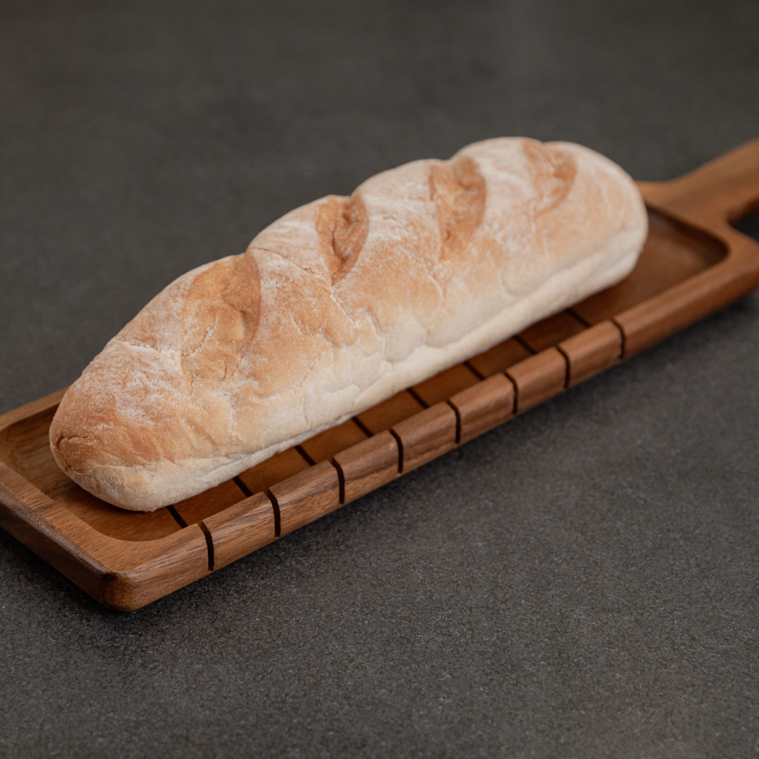 Baguette Slotted Bread Board with Handle