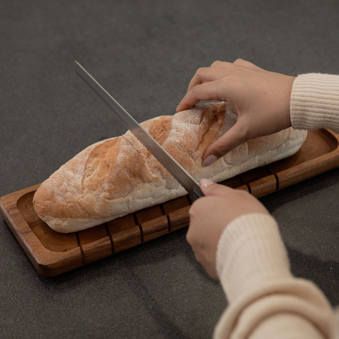 Baguette Slotted Bread Board 17"