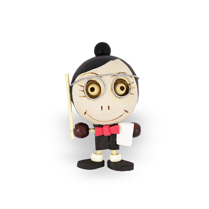 Crazy Head Magnet - Teacher image 0