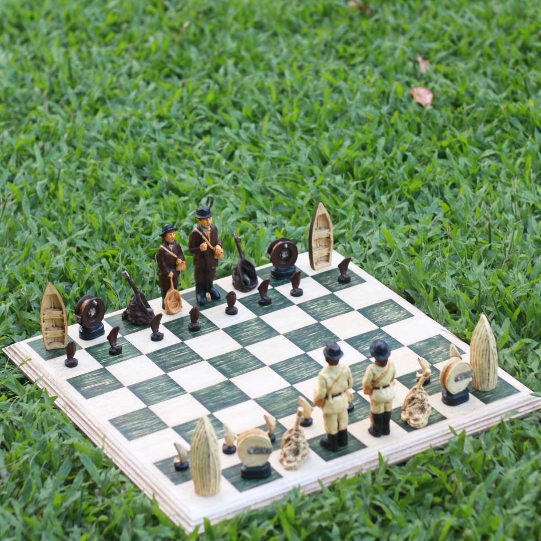 Fisherman Themed Chess Set image 3