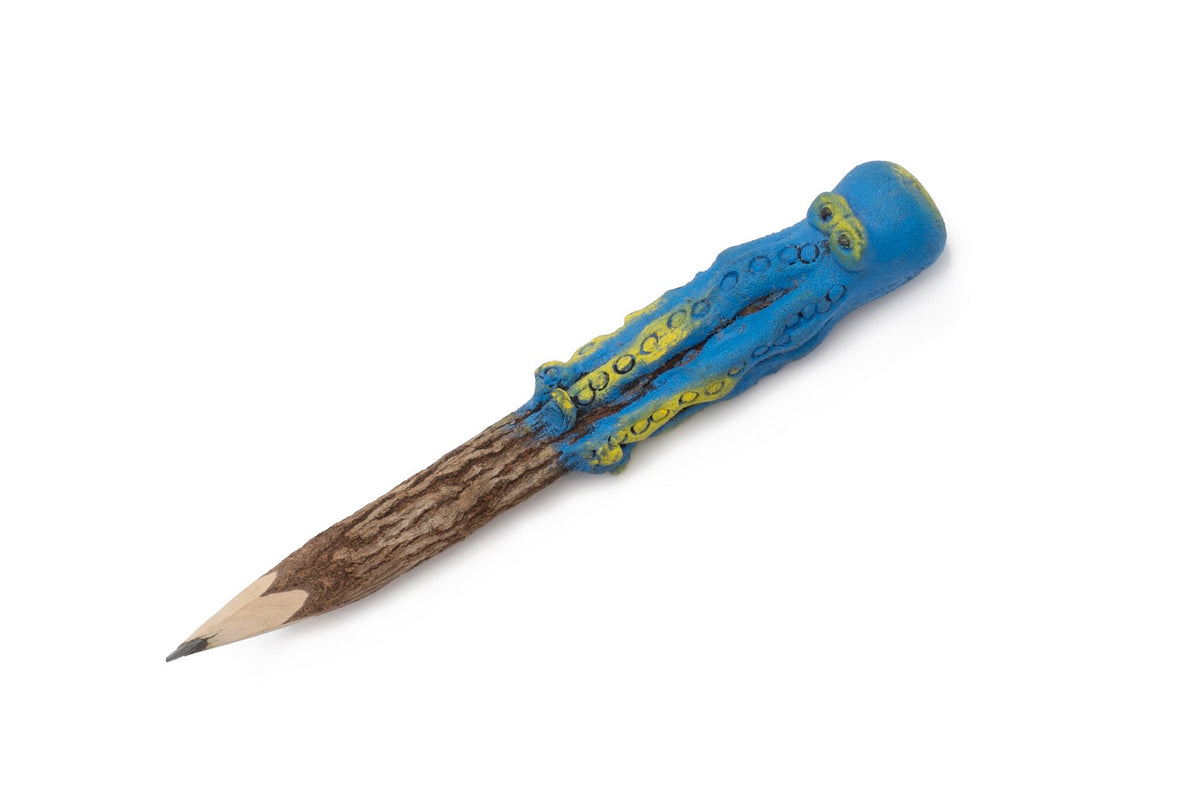 Blue Squid Pencil 7" image 0