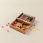 Wooden 4 in-Row (Pink & Yellow) image 4