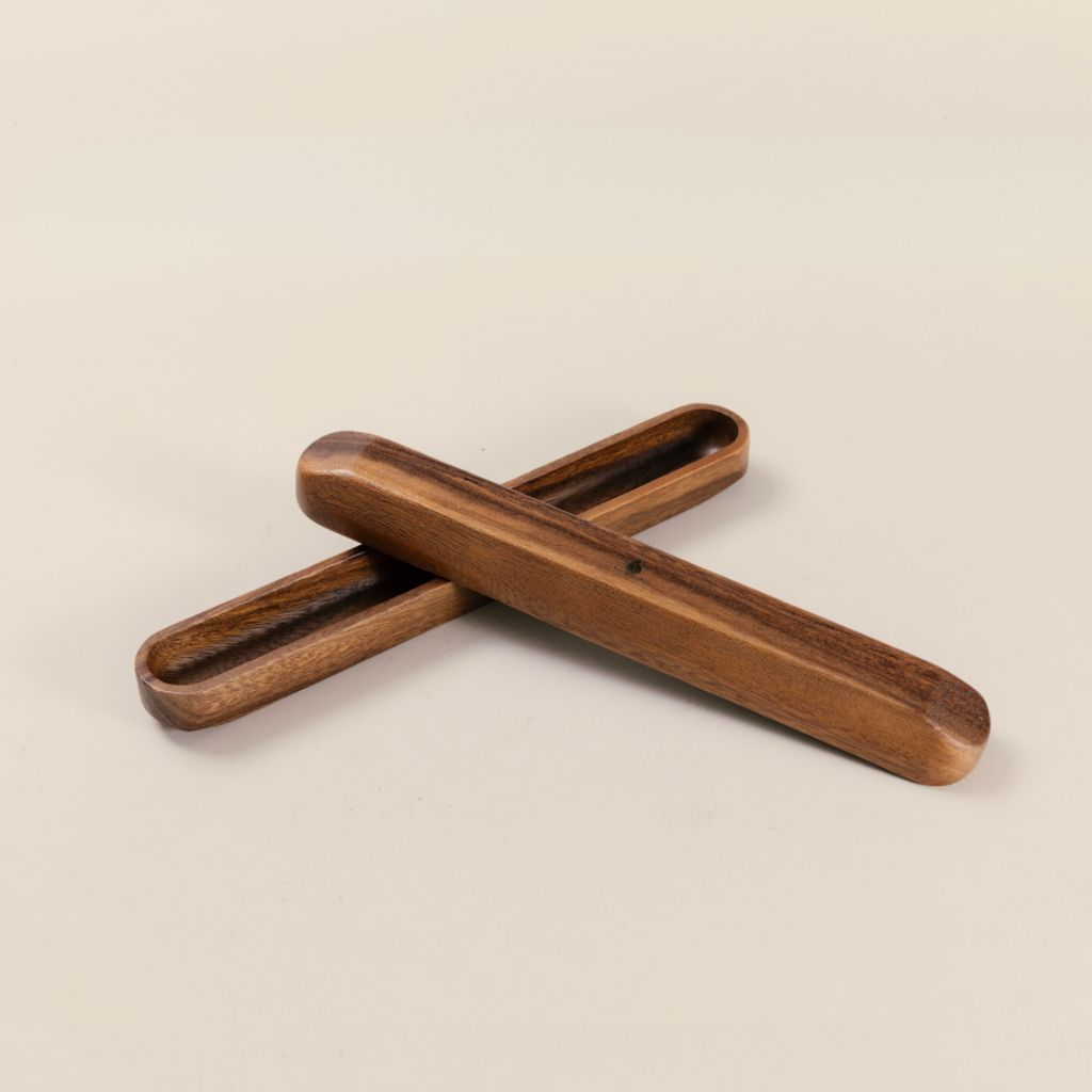 Acacia Wood Olive Long Tray image 3