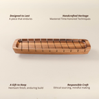 Acacia Wooden Baguette Slotted Cutting Bread Board 17" image 5