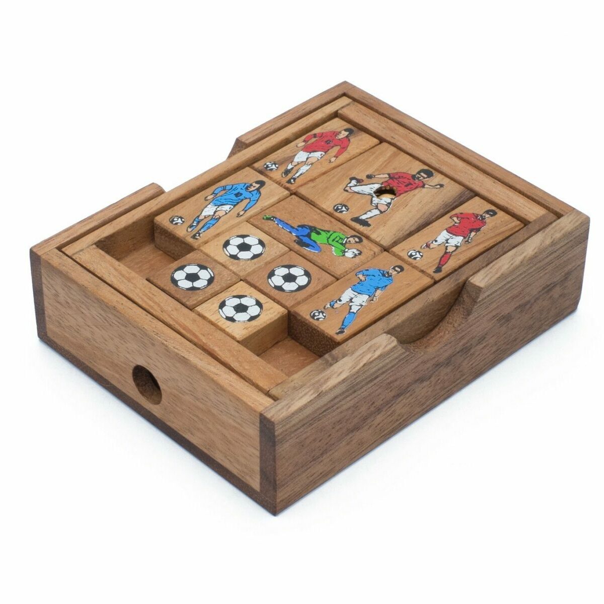 Football Game | SiamMandalay Wooden Puzzles | Soccer Klotski Puzzle