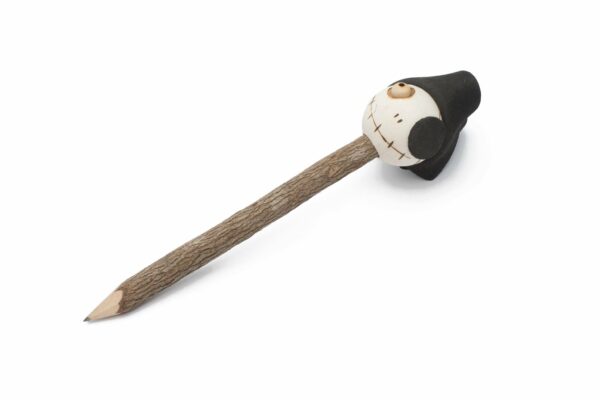 Wooden Pencil with Crazy Doll Head - Pirate