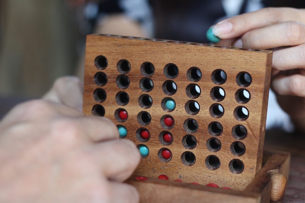 Connect 4 wooden