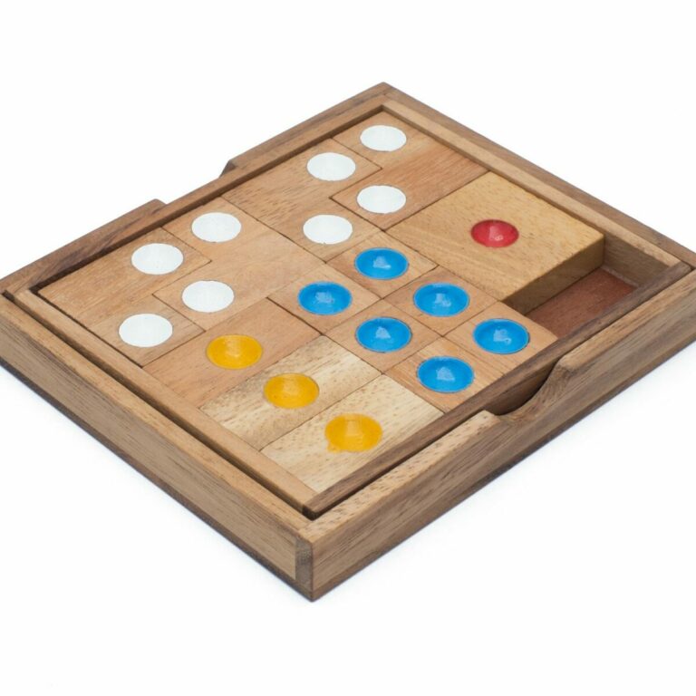 Wooden Sliding Puzzles Wood Klotski Huarong Dao Block Game