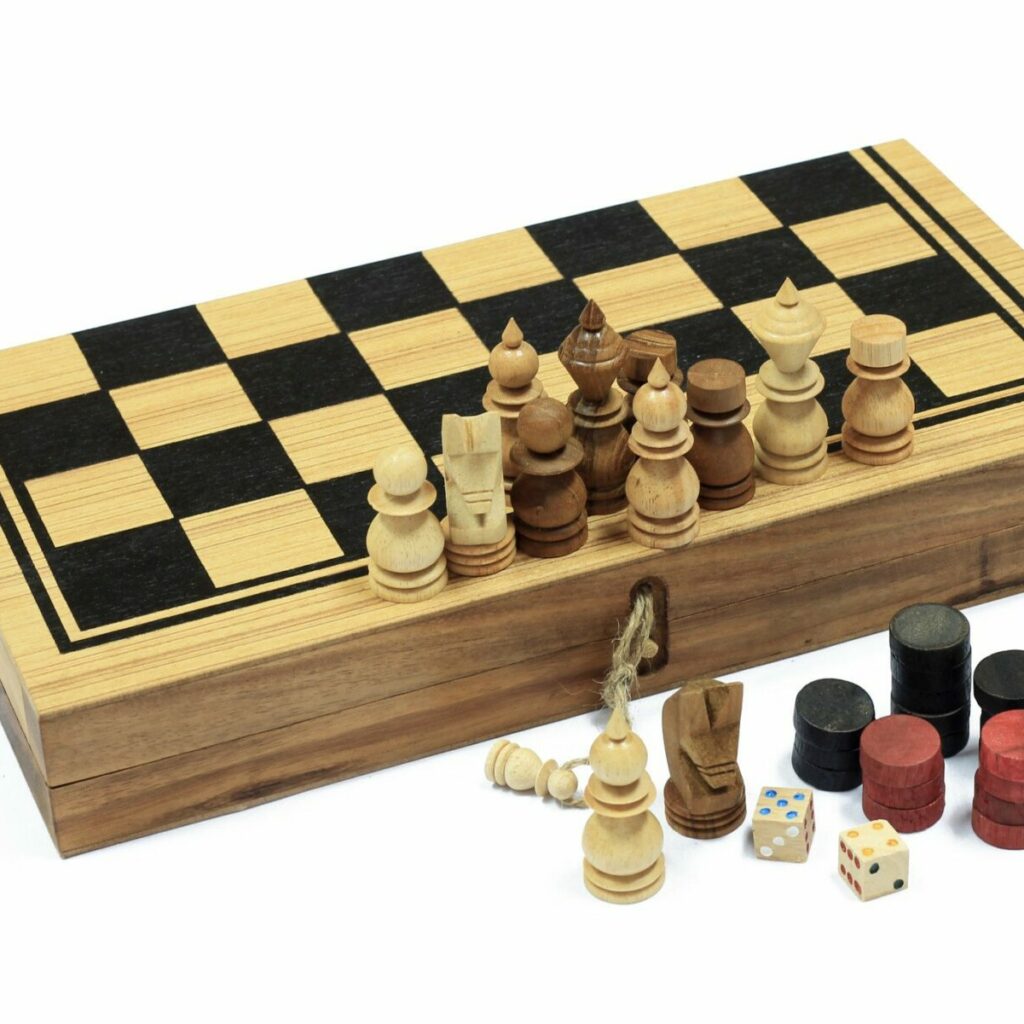 Backgammon, Checkers and Chess