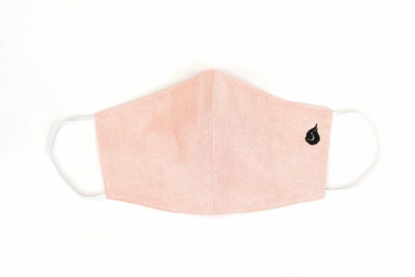 Plain Color Fabric Face Mask - Pink